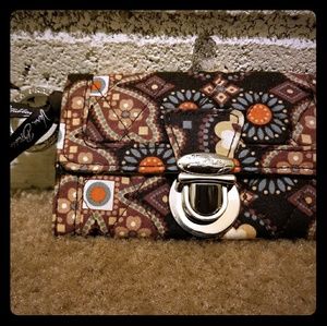 Vera Bradley quilted ID coin purse